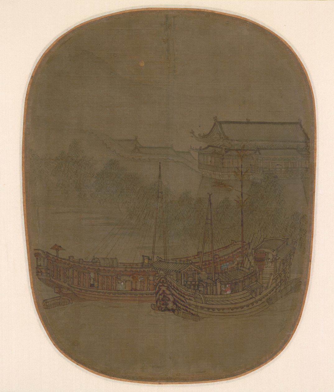 Boats at Anchor by Unknown artist