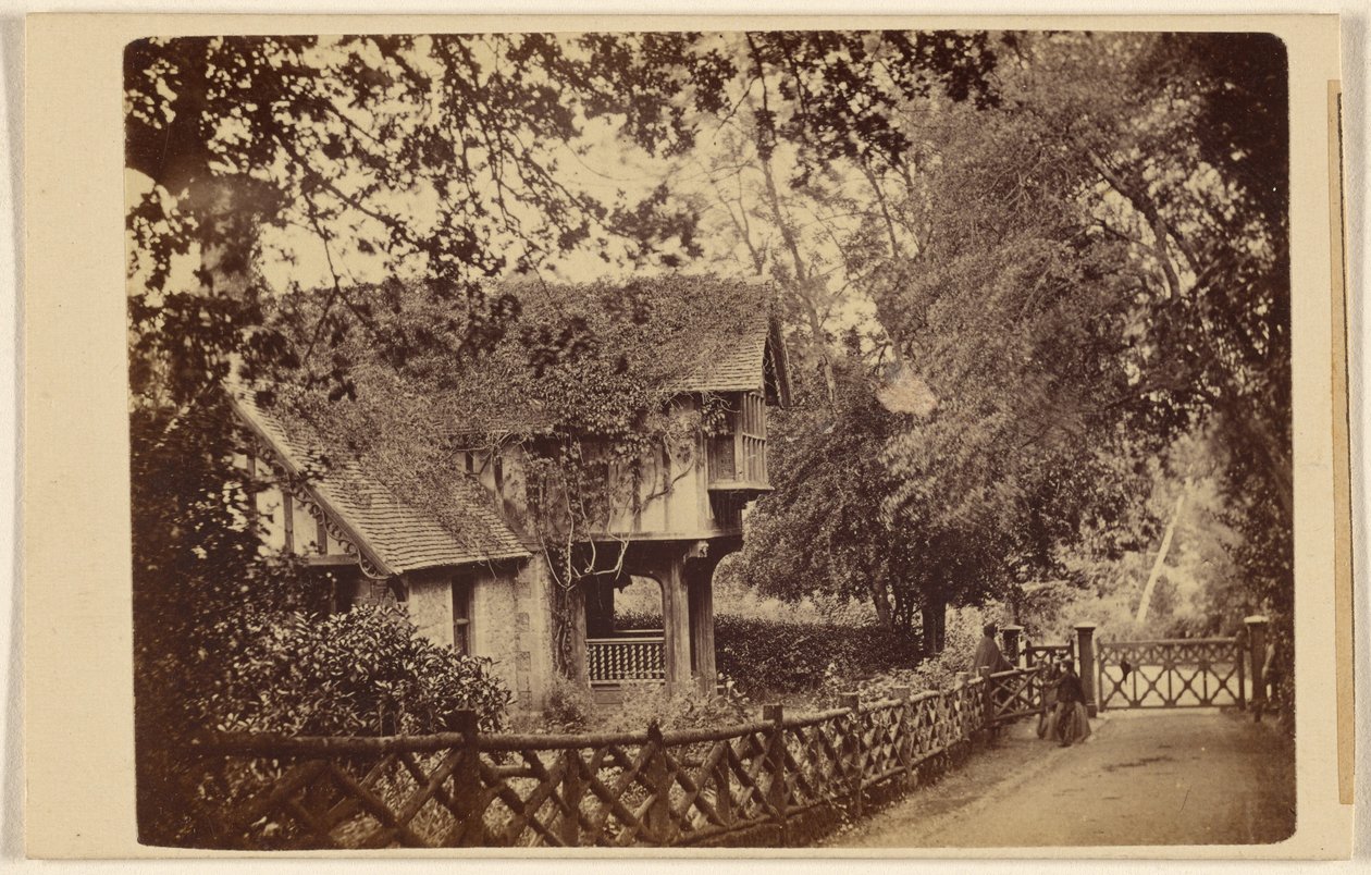 British Country Cottage by Unknown artist