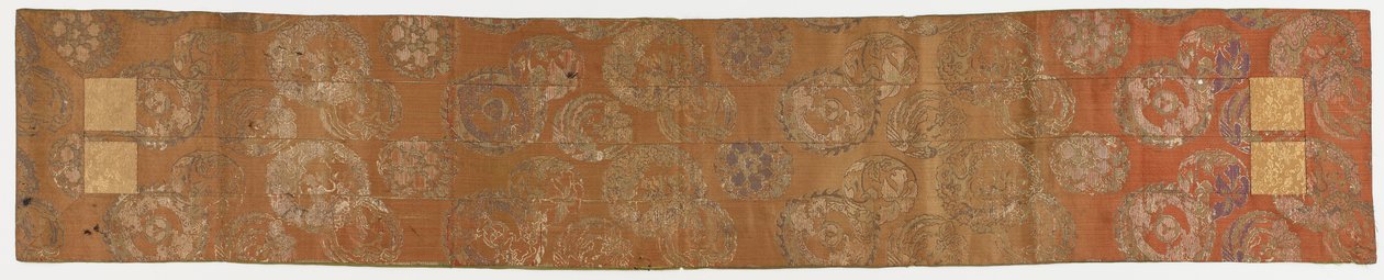 Brocade, Silk. Buddhist Monk