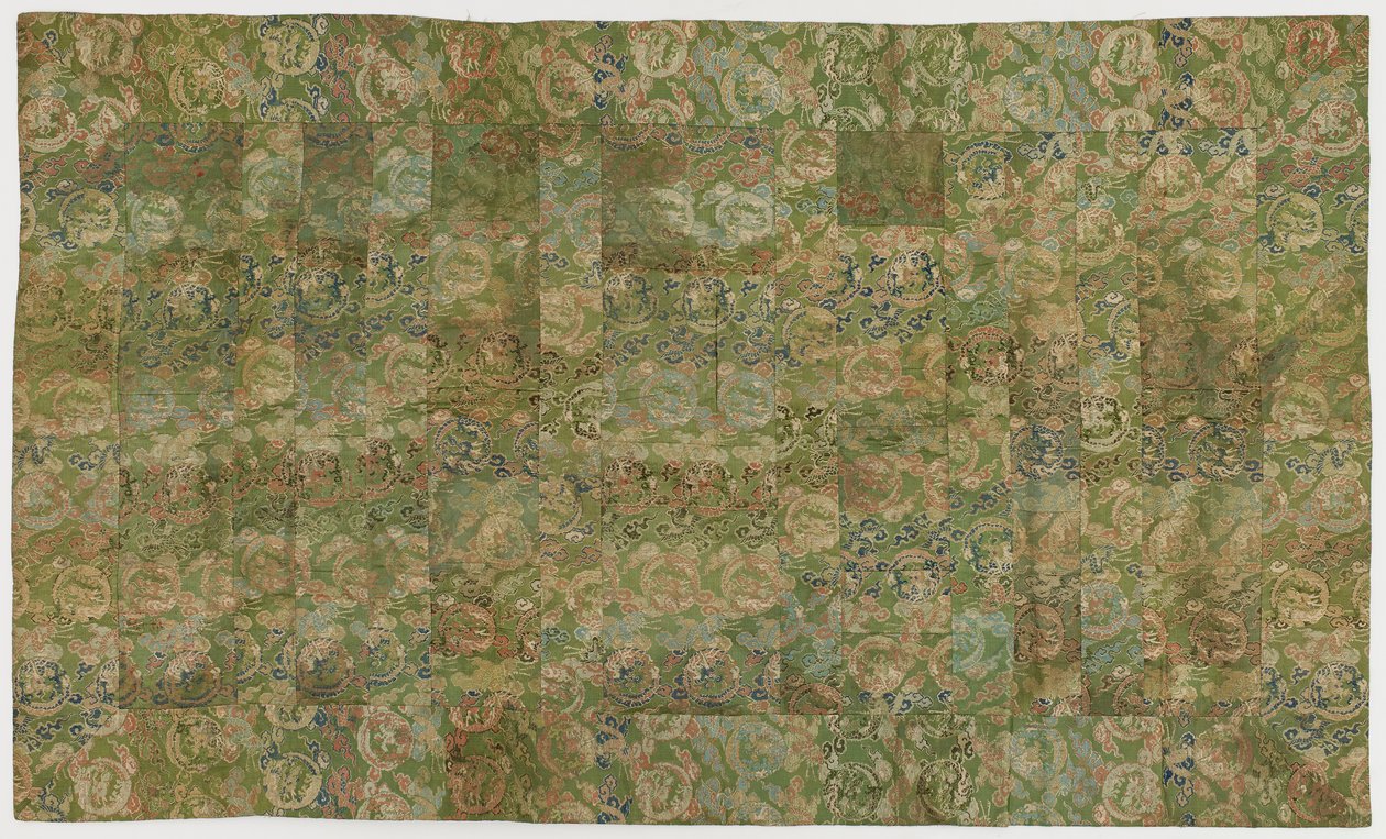 Brocade, Silk, a Buddhist Monk