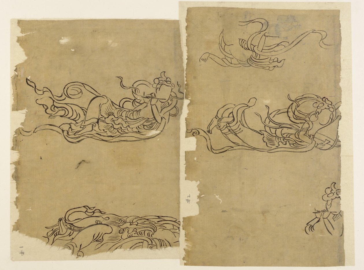 Buddhist Angel--Apsaras by Unknown artist