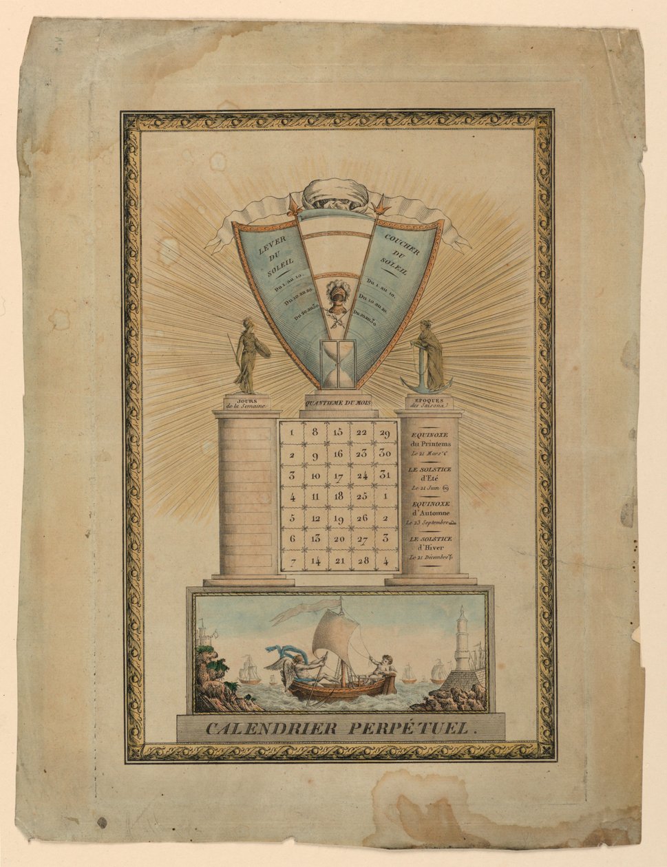 Perpetual Calendar by Unknown artist