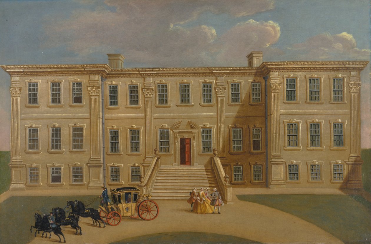 Calke Hall, Derbyshire, the Seat of Sir Henry Harpur, Bt. by Unknown artist