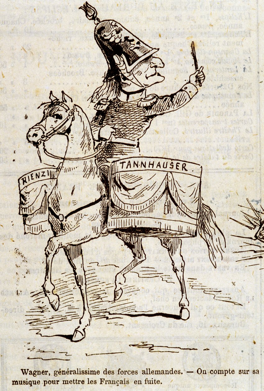 Cartoon of the German Forces Generalissimo - in L