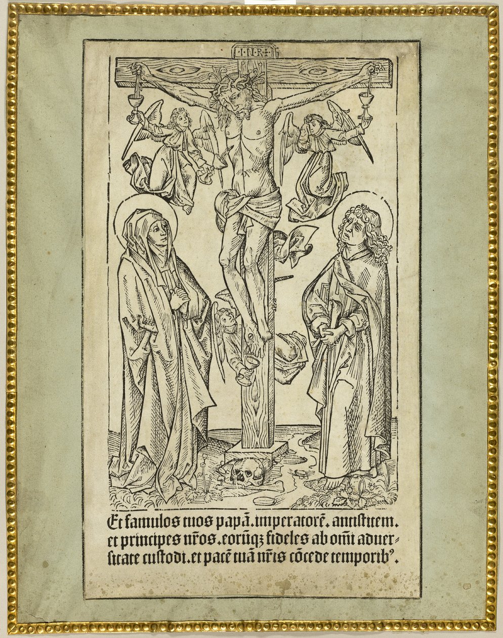 Christ on the Cross with Angels by Unknown artist
