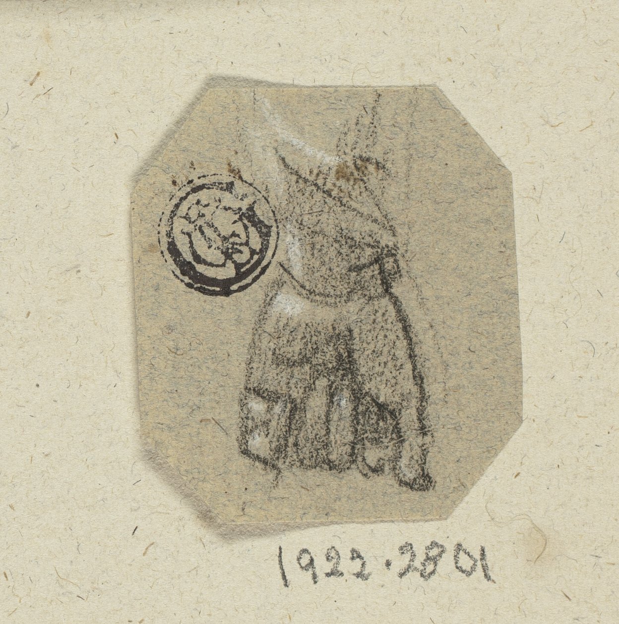 Clenched Left Hand by Unknown artist