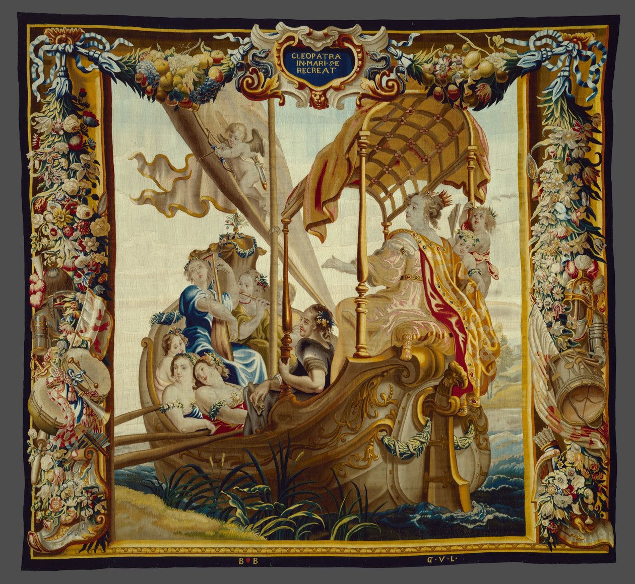 Cleopatra Enjoys Herself at Sea from The Story of Cleopatra by Unknown artist