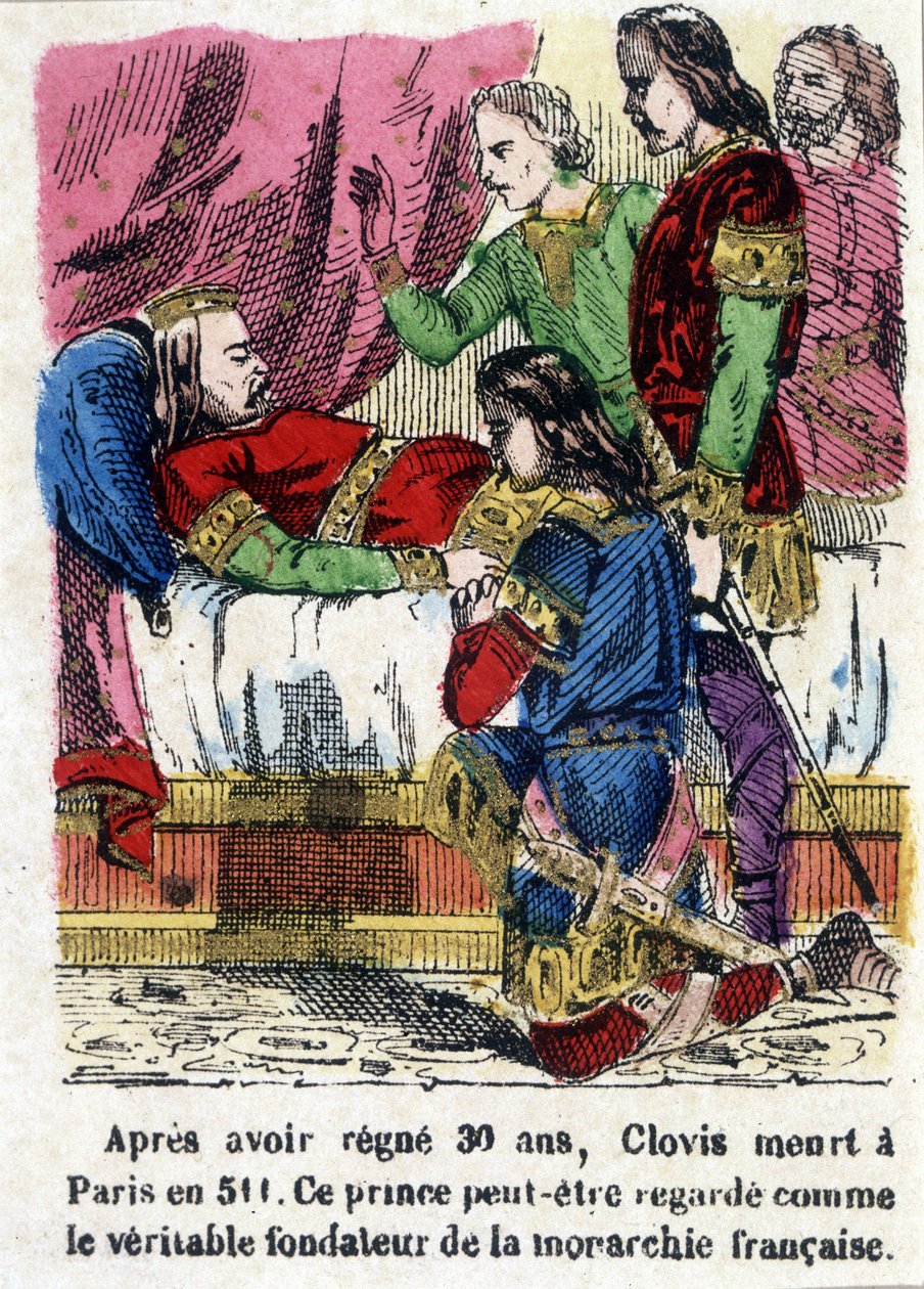Clovis on His Deathbed in 511 by Unknown artist