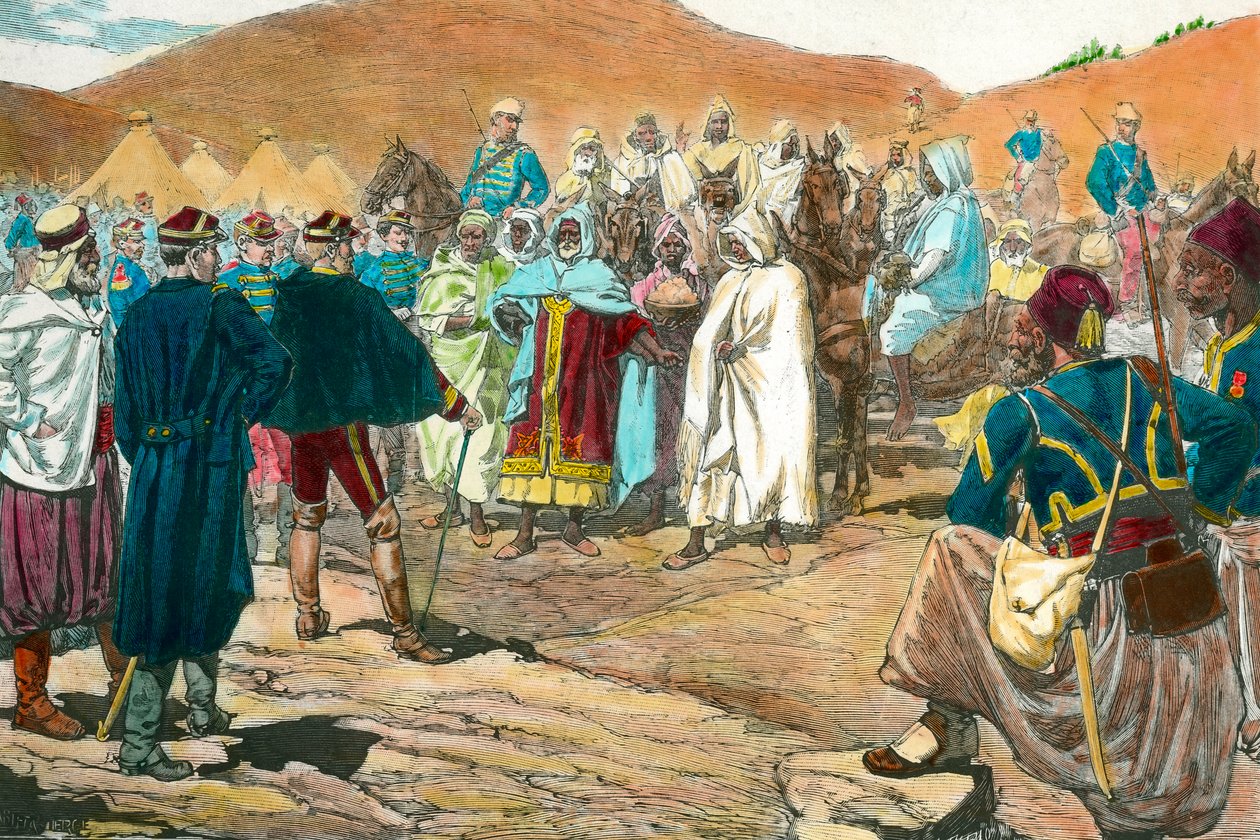 Colonialism: Tunisian Tribal Leaders Come to Parliament by Unknown artist
