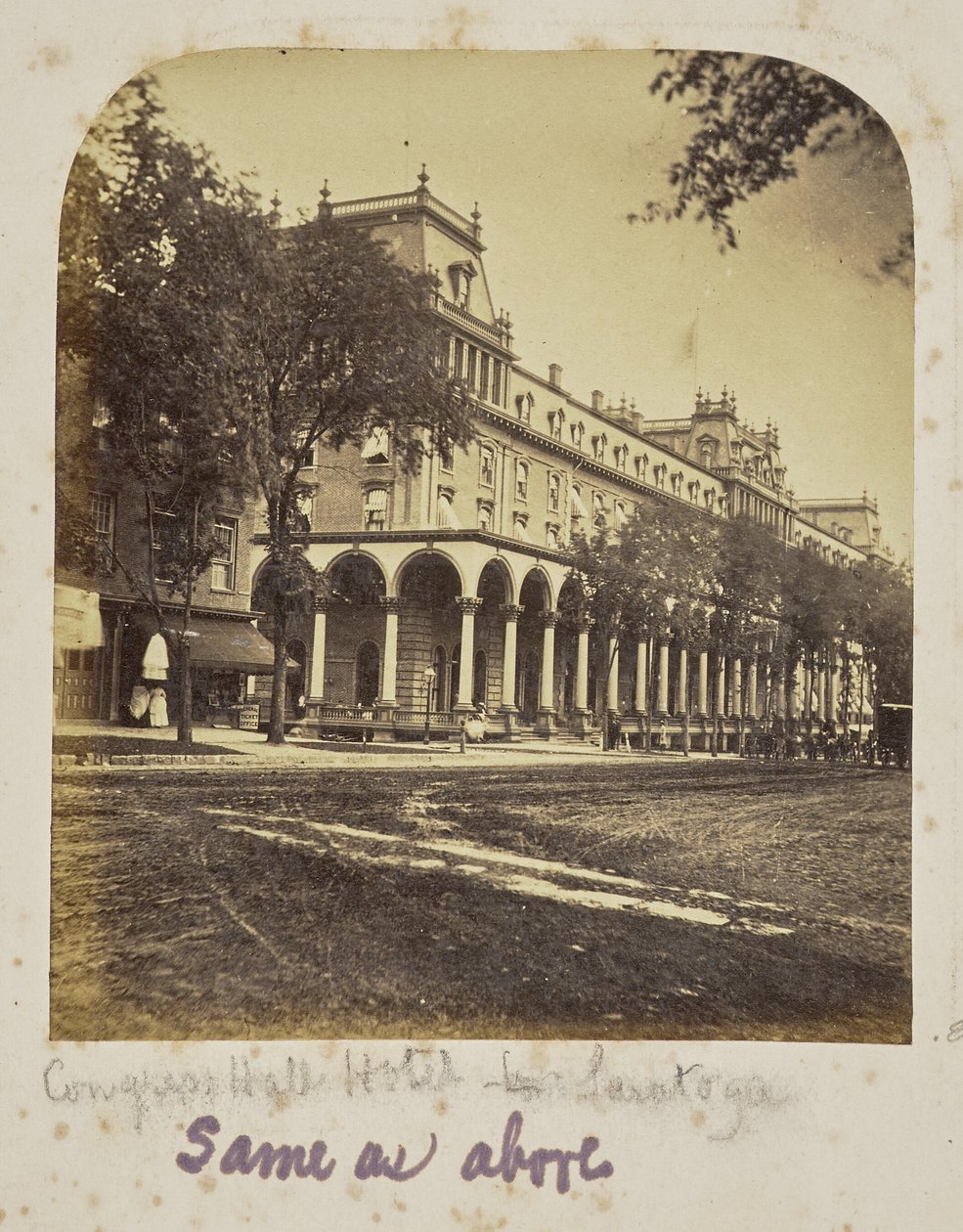 Congress Hall Hotel - Saratoga by Unknown artist