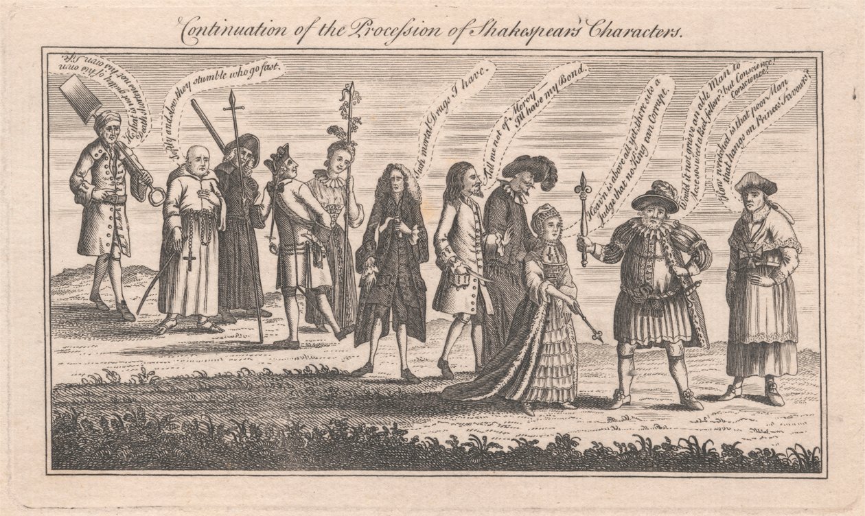 Continuation of the Procession of Shakespeare