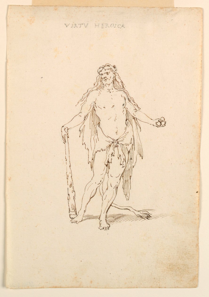 Costume Design: Heroic Force for a Ballet by Unknown artist