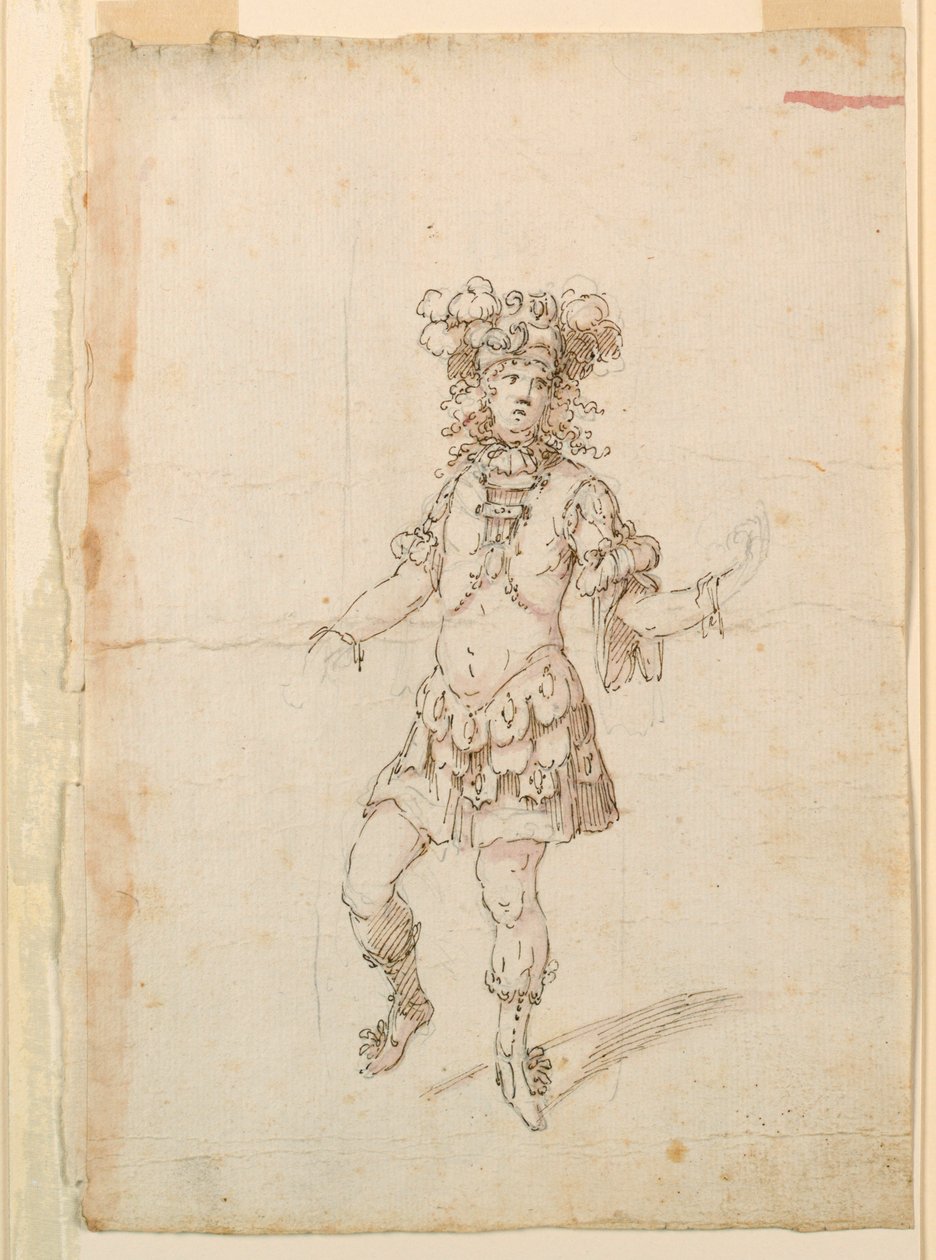 Costume Design: Male Dancer for a Ballet by Unknown artist