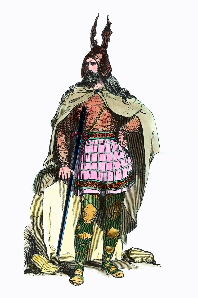 Costume of a Gaul chef under Roman rule by Unknown artist
