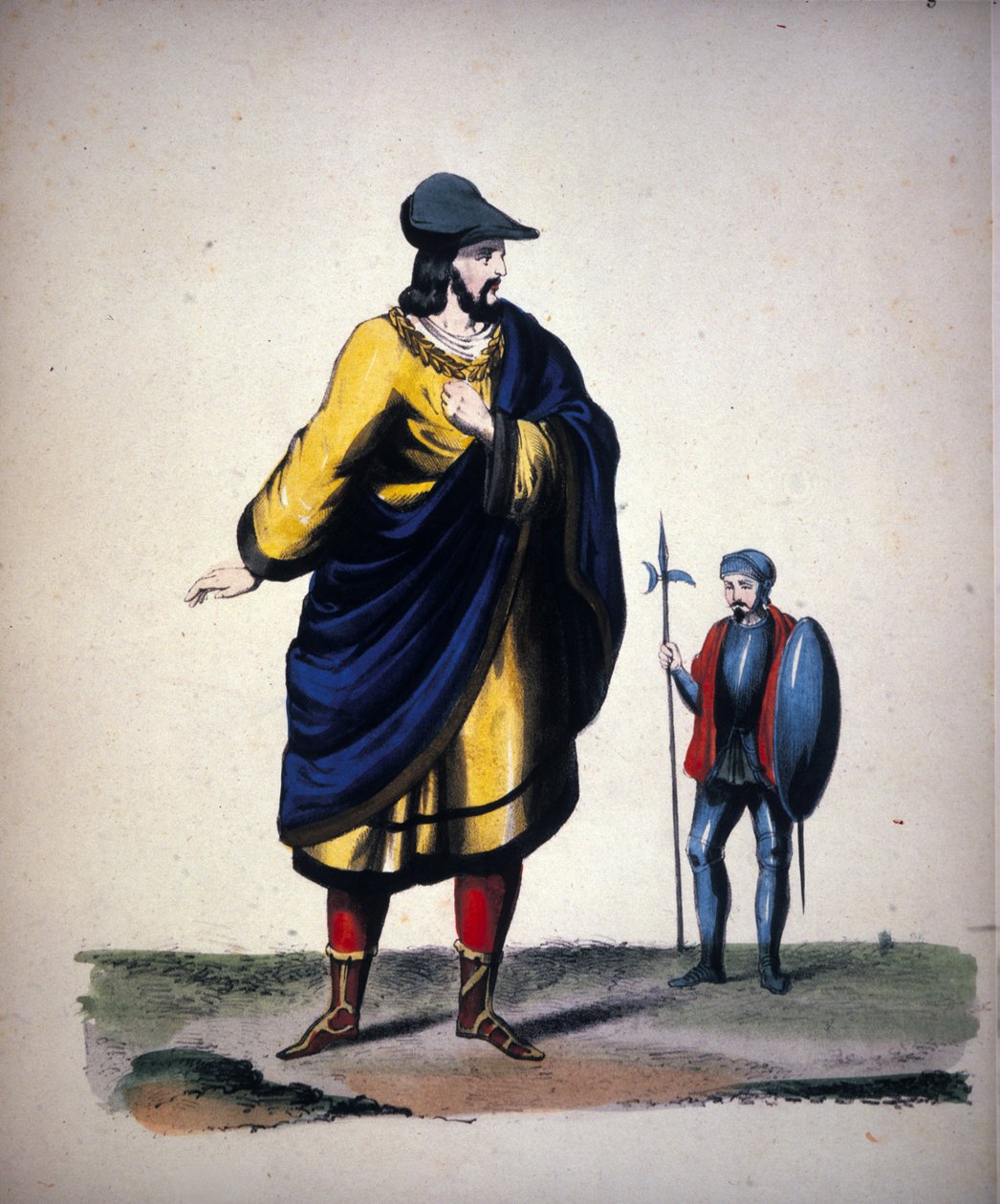 Costume of the Count di Luna for the opera 