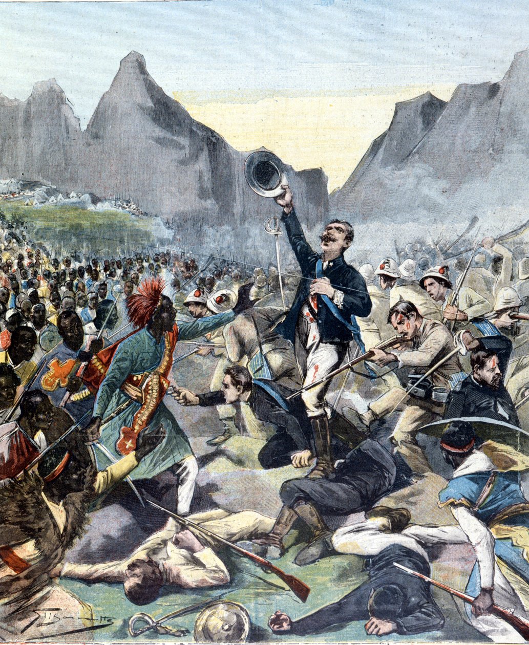 Death of Dabormida during the Battle of Adoua by Unknown artist
