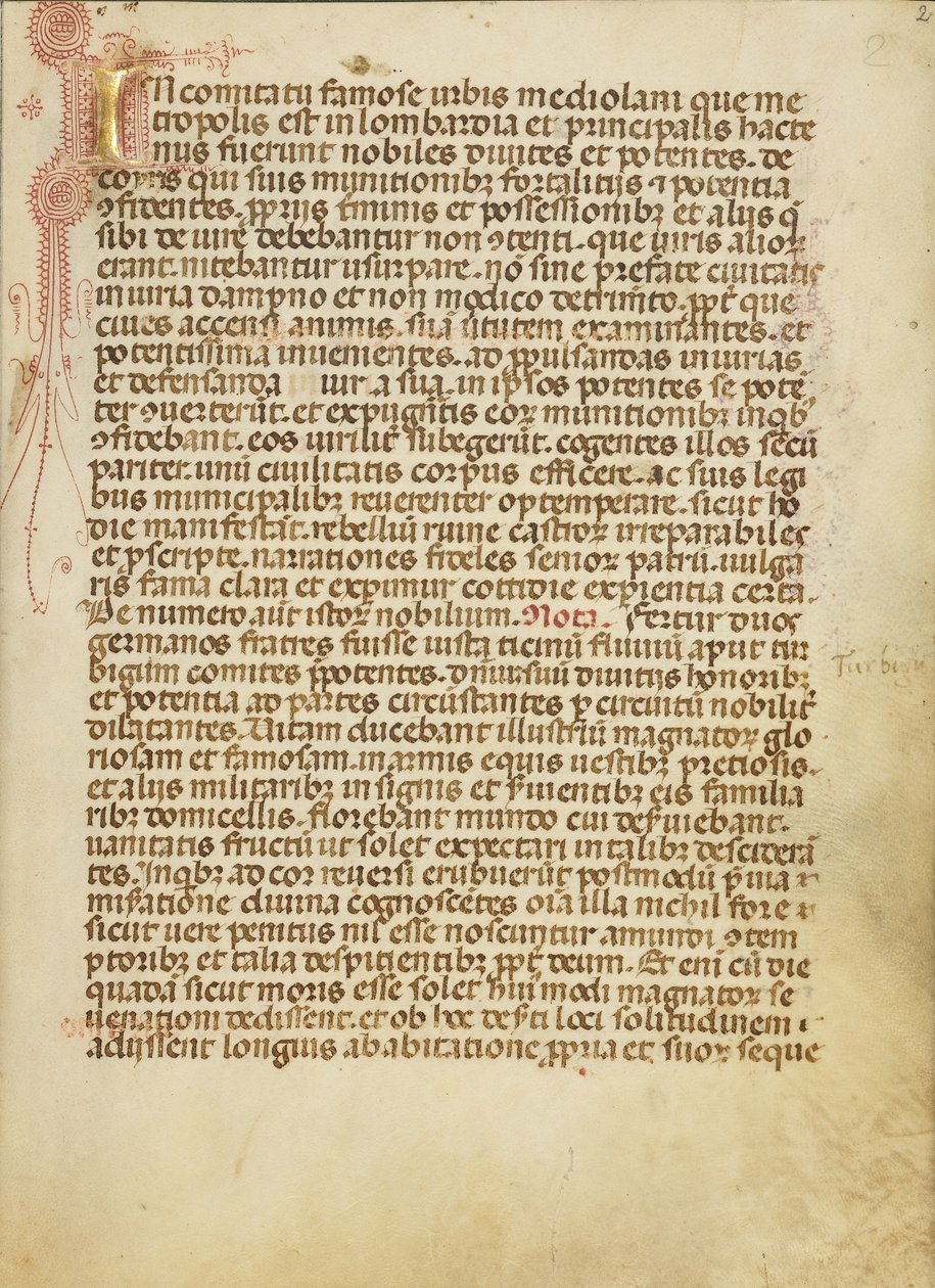Decorated Initial I by Unknown artist