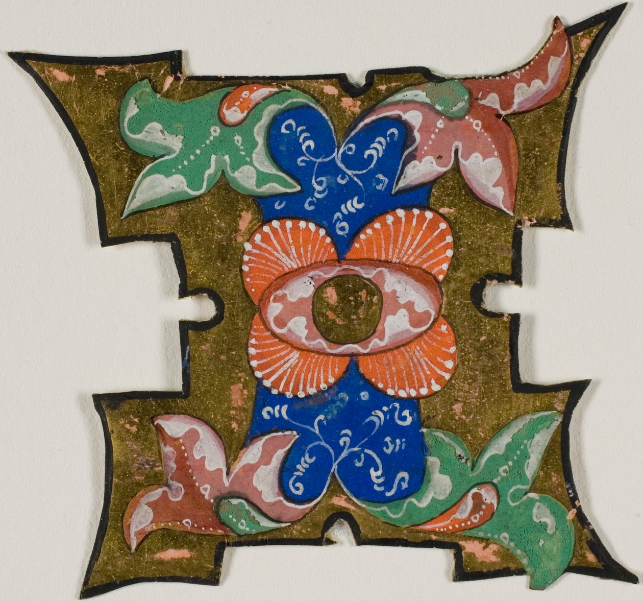 Decorated Initial "I" with Leaves from a Choir Book by Unknown artist