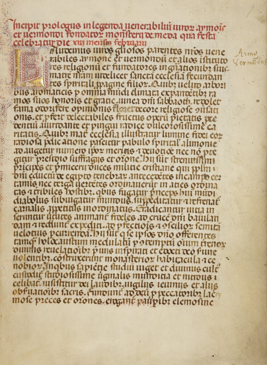 Decorated Initial L by Unknown artist