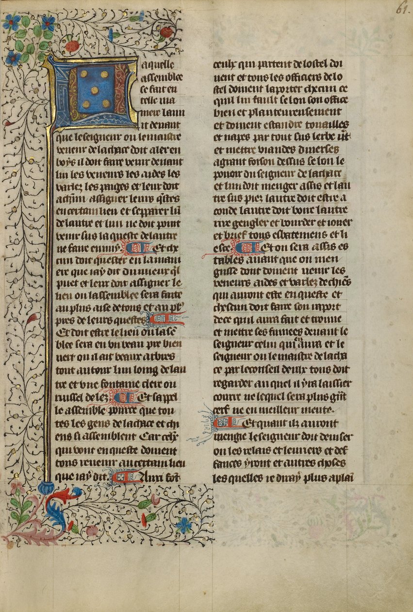 Decorated Initial L by Unknown artist