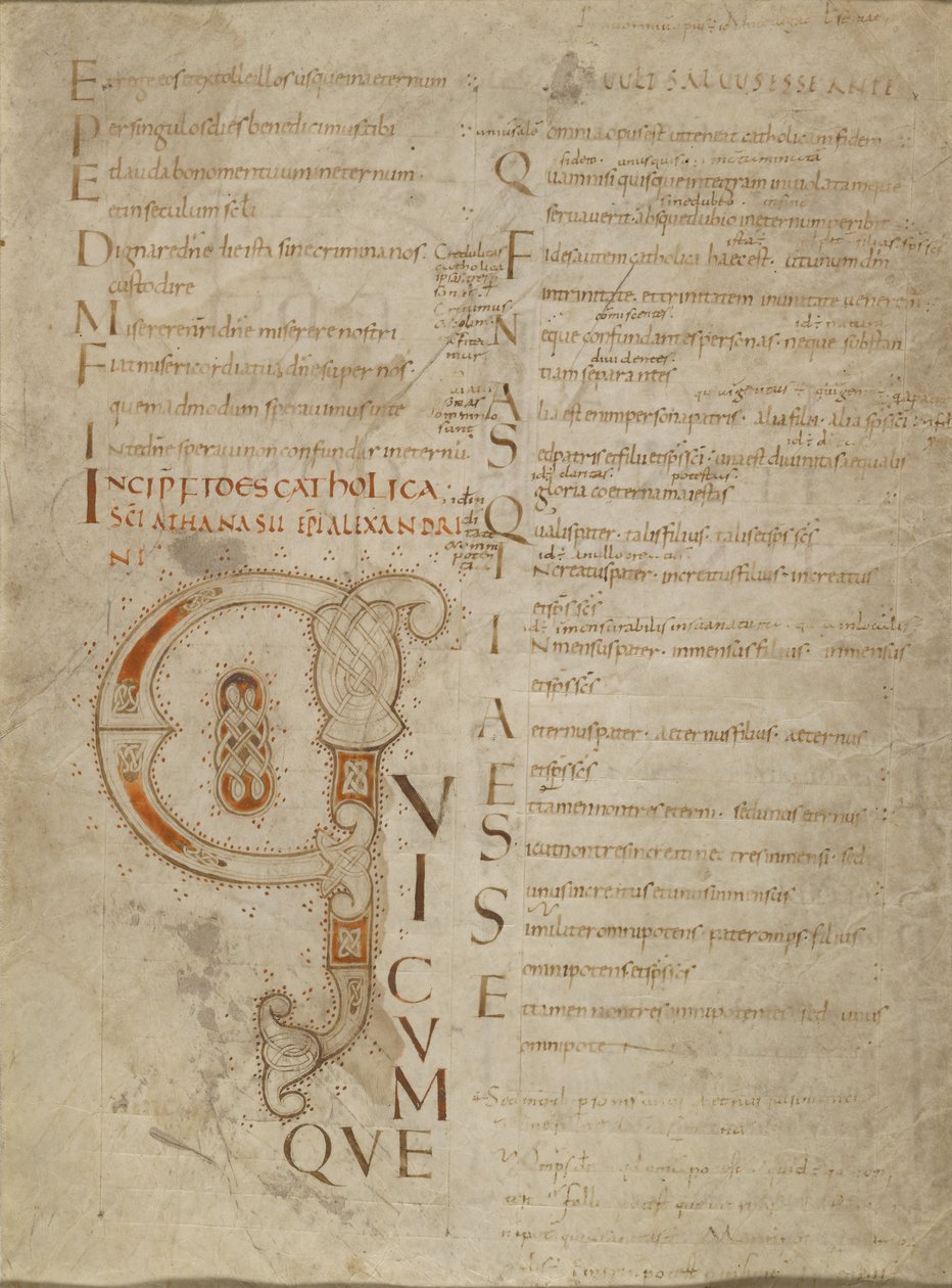Decorated Initial Q by Unknown artist