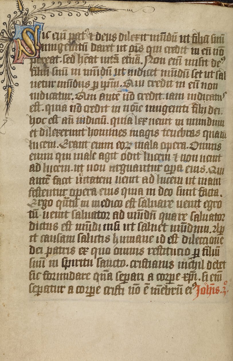 Decorated Text Page by Unknown artist
