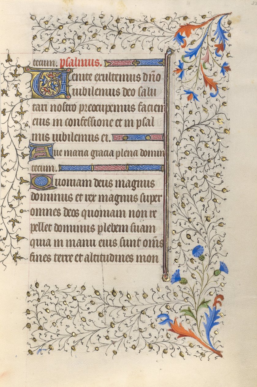Decorated Text Page by Unknown artist
