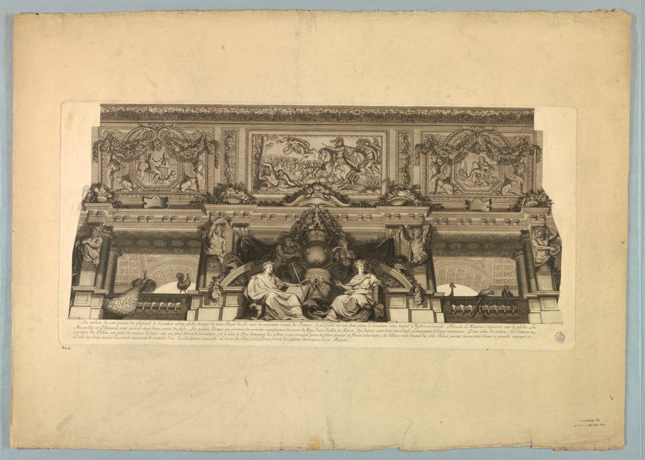 Decorations by Lebrun and Mignard at the Palace of Versailles by Unknown artist