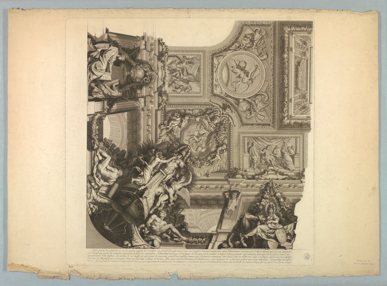 Decorations by Lebrun and Mignard at the Palace of Versailles by Unknown artist
