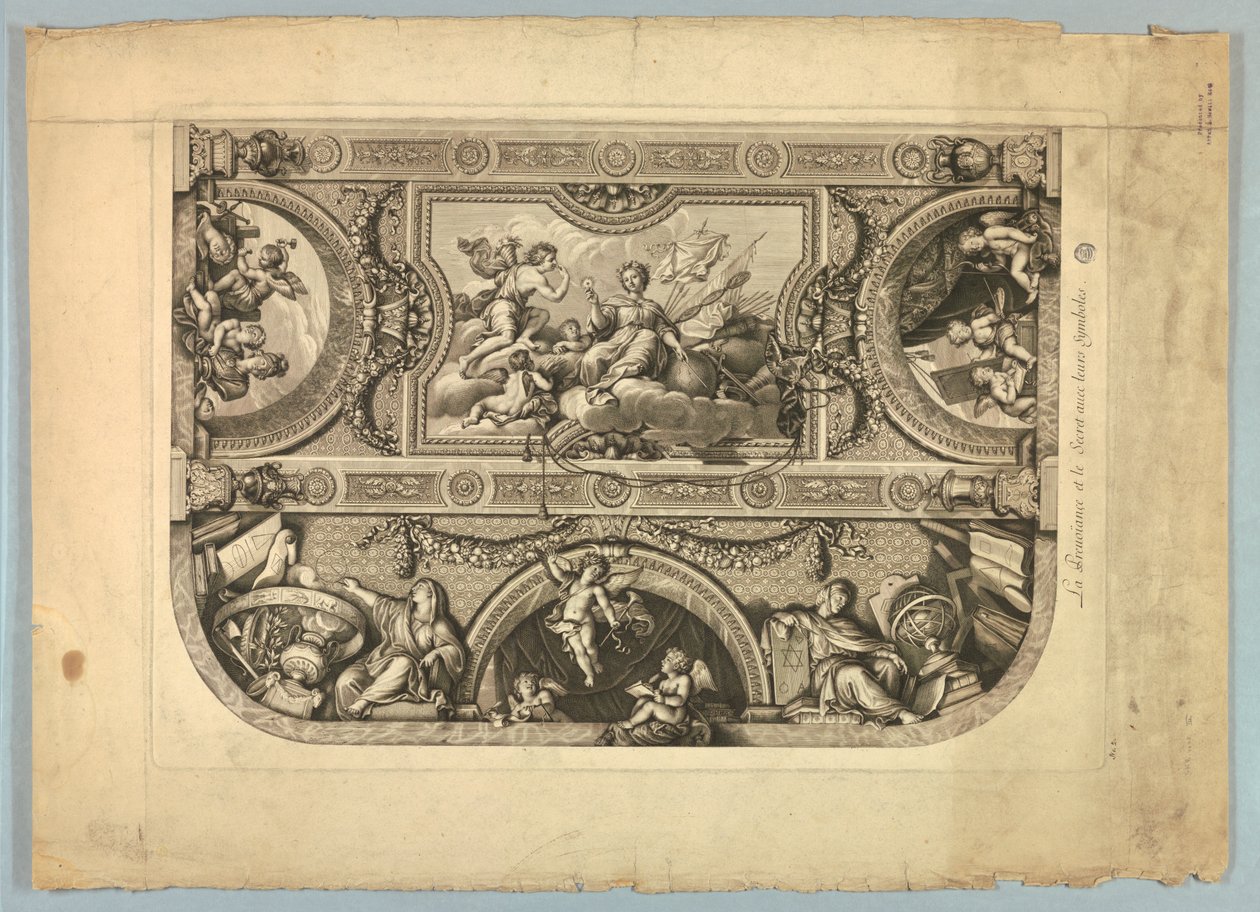 Decorations by Lebrun and Mignard at the Palace of Versailles by Unknown artist