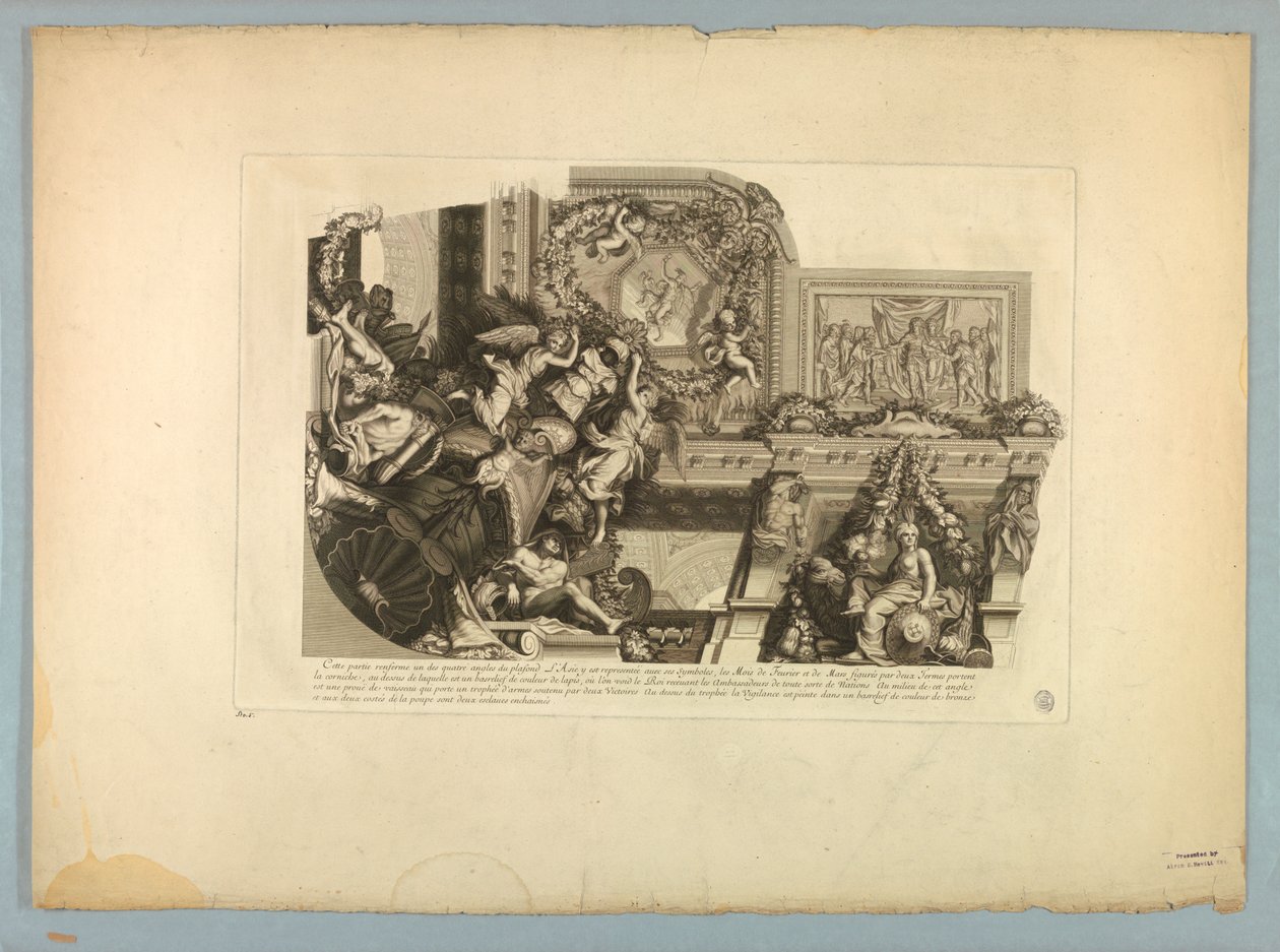 Decorations by Lebrun and Mignard at the Palace of Versailles by Unknown artist