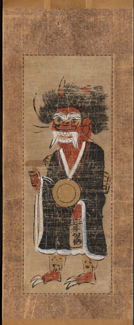 Demon Intoning the Name of the Buddha (Oni no nenbutsu) by Unknown artist