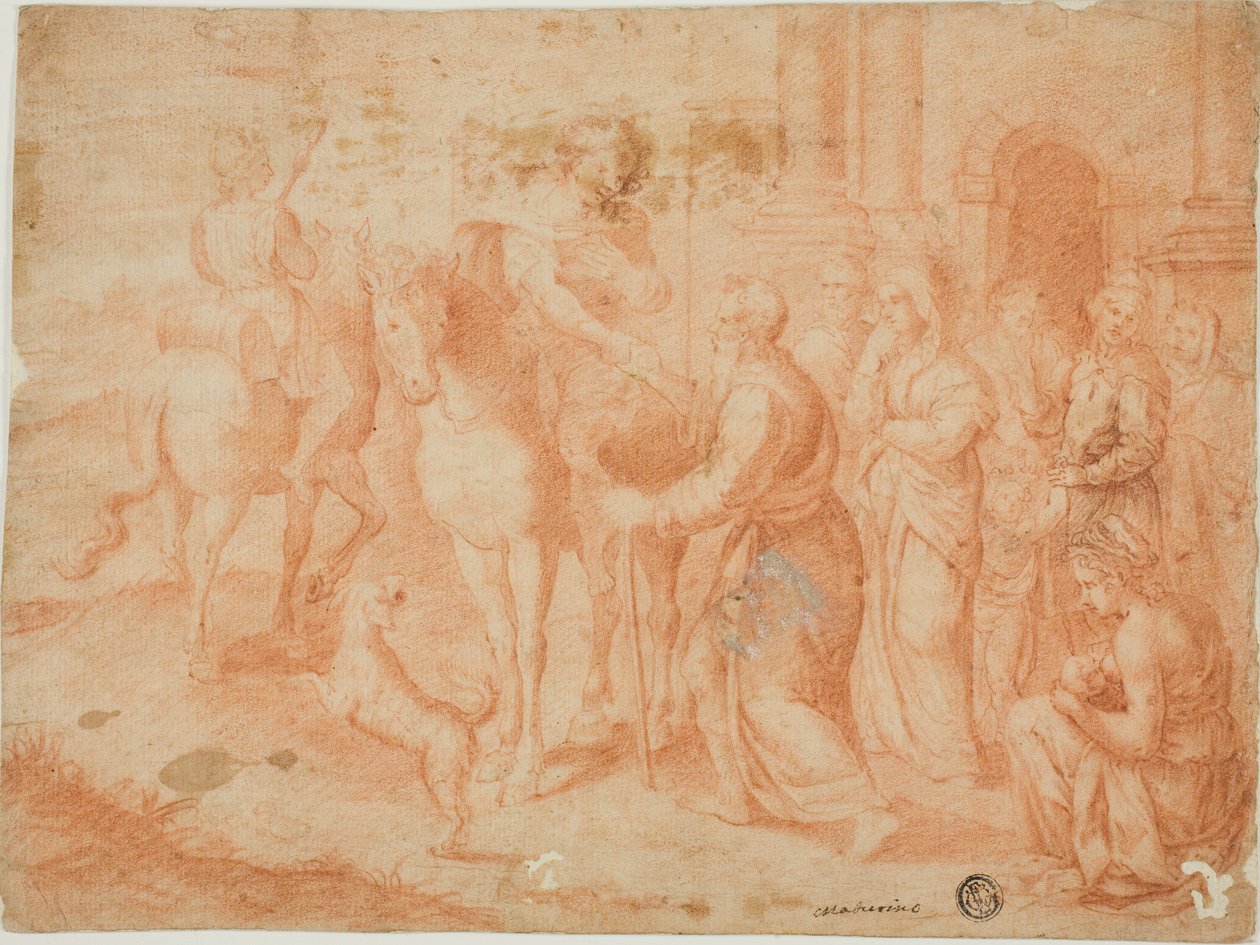 Departure of Tobias by Unknown artist