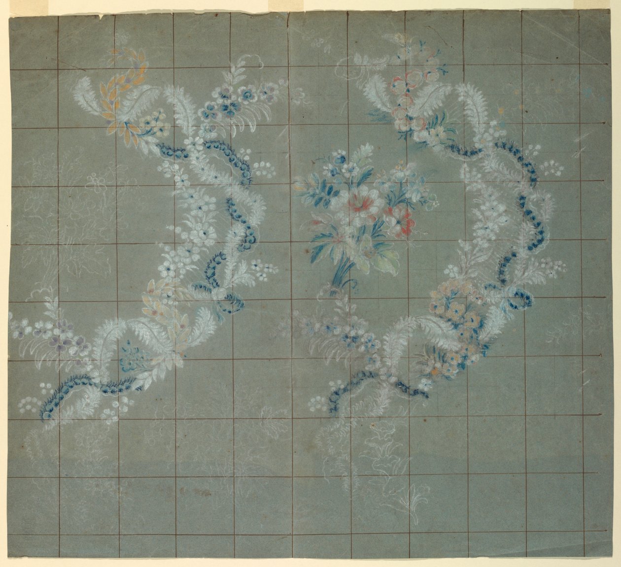 Design for Silk Brocade by Unknown artist