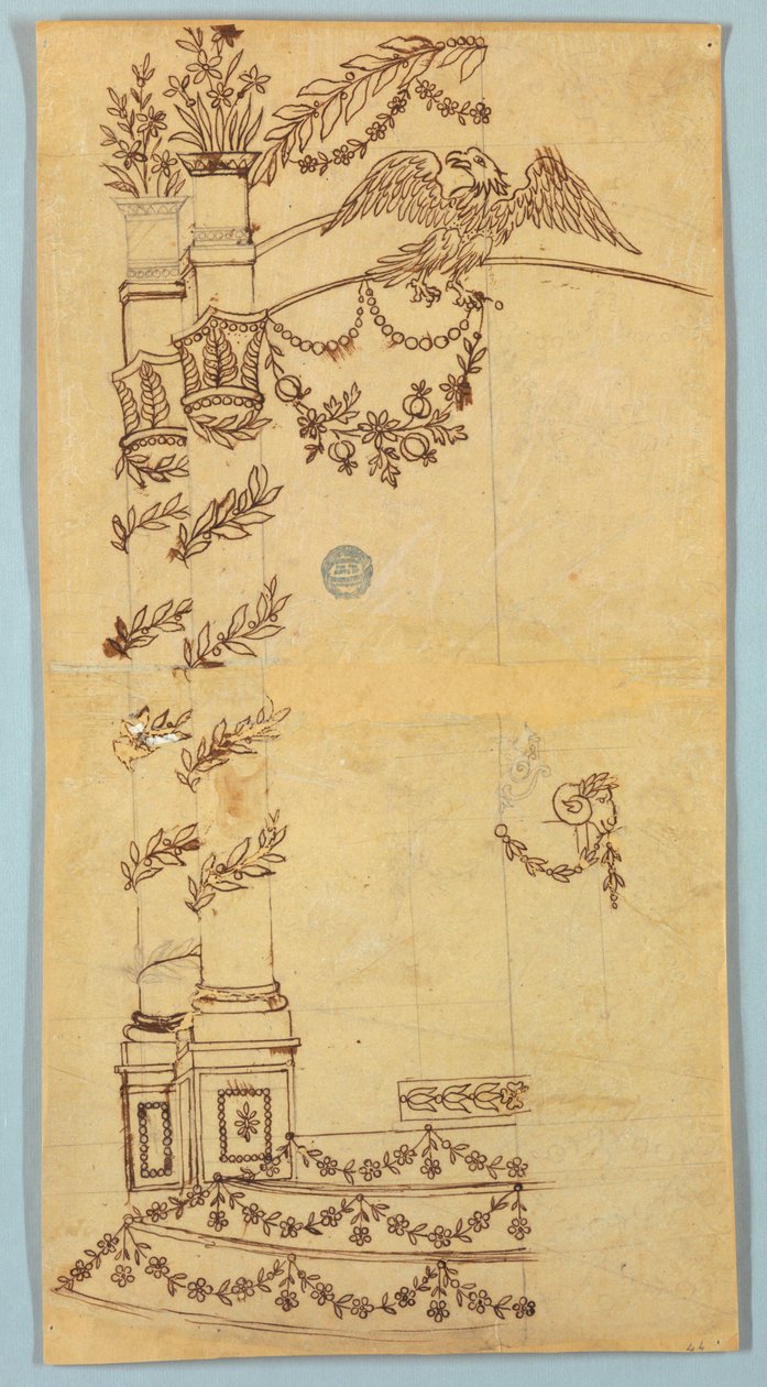 Design for a Garden Folly by Unknown artist