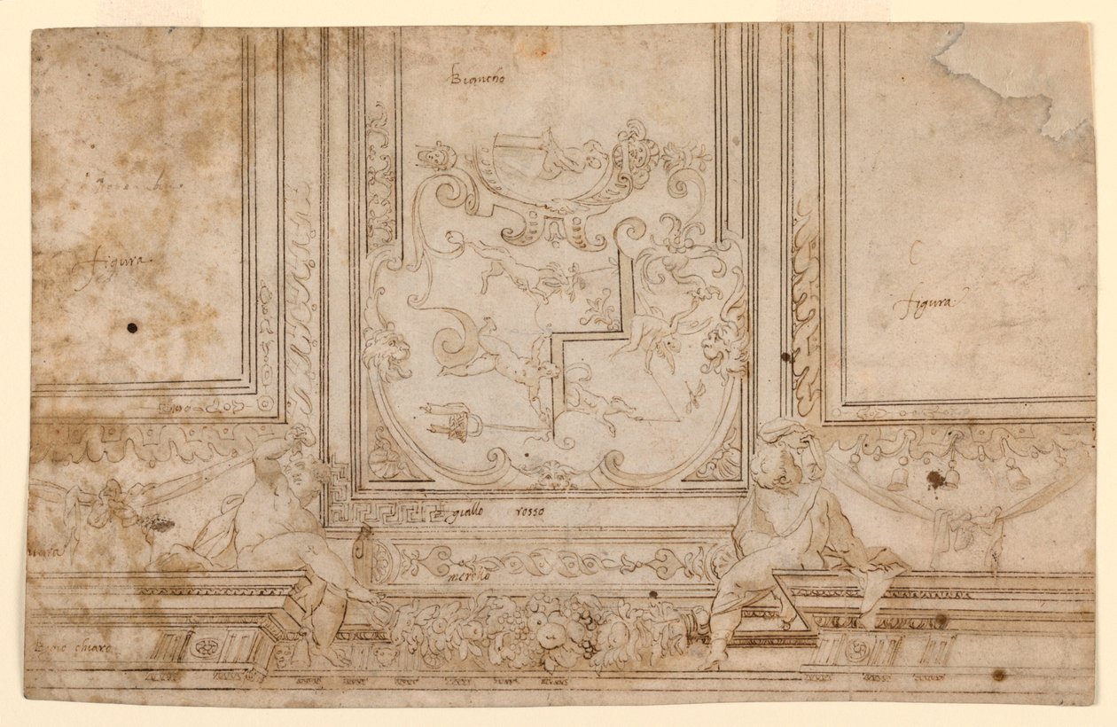 Design for a Painted Ceiling by Unknown artist