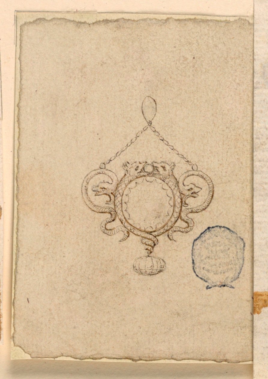 Design for a Pendant by Unknown artist