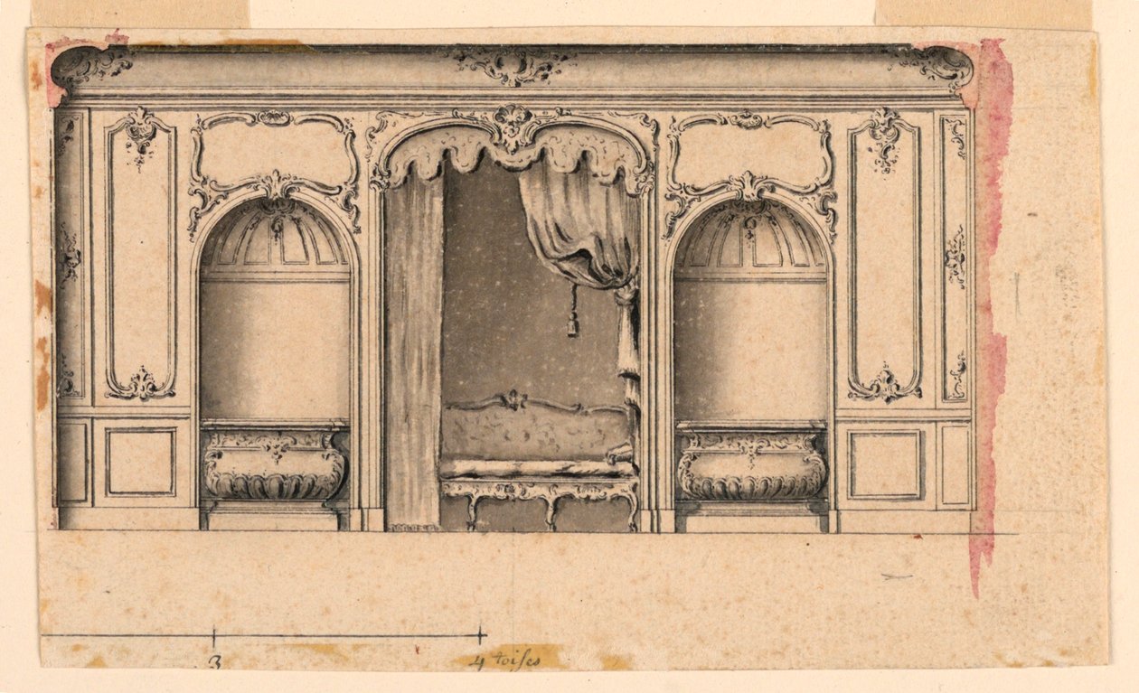 Design for a Salon Wall by Unknown artist