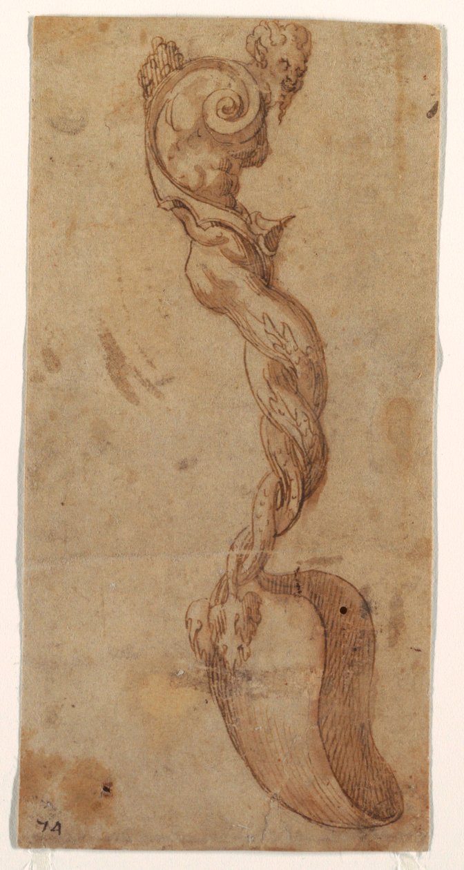 Design for a Serving Spoon by Unknown artist