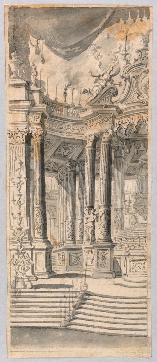 Design for a Setting of the Exhibition of the Host by Unknown artist