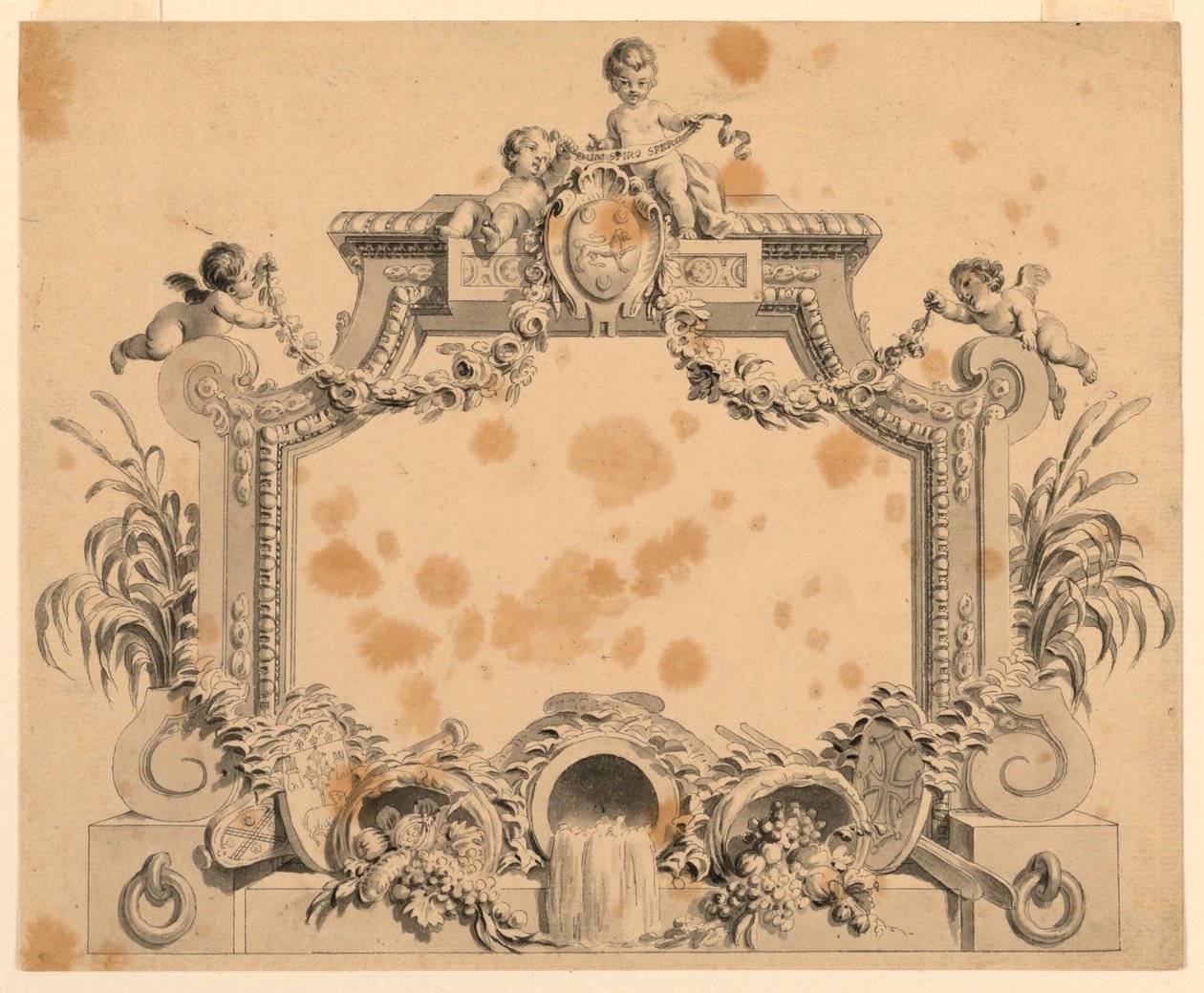 Design for a Title Page by Unknown artist