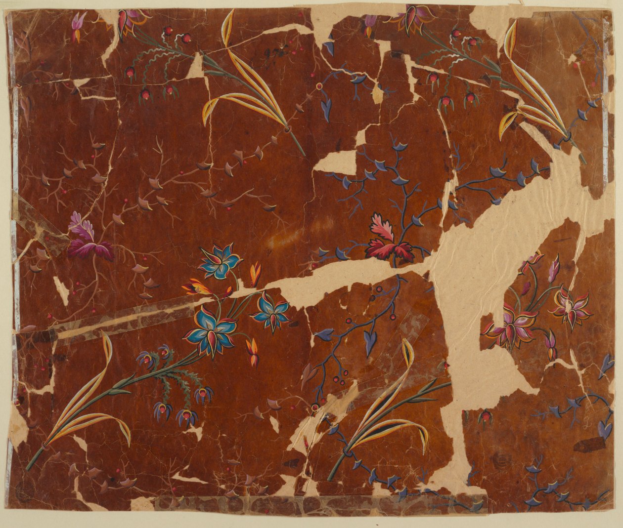 Design for a Woven Fabric, Fragment by Unknown artist
