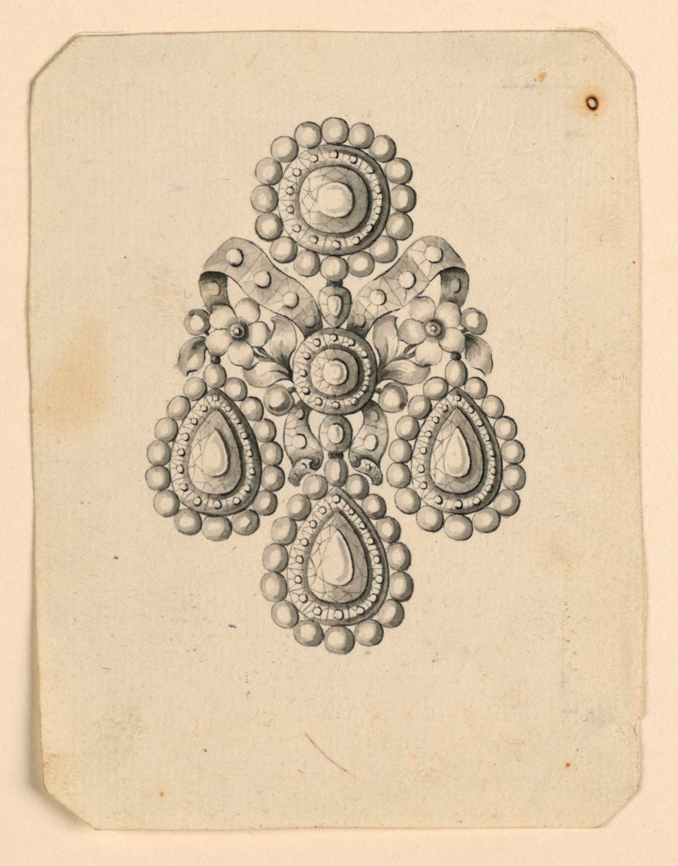 Design for an Earring by Unknown artist