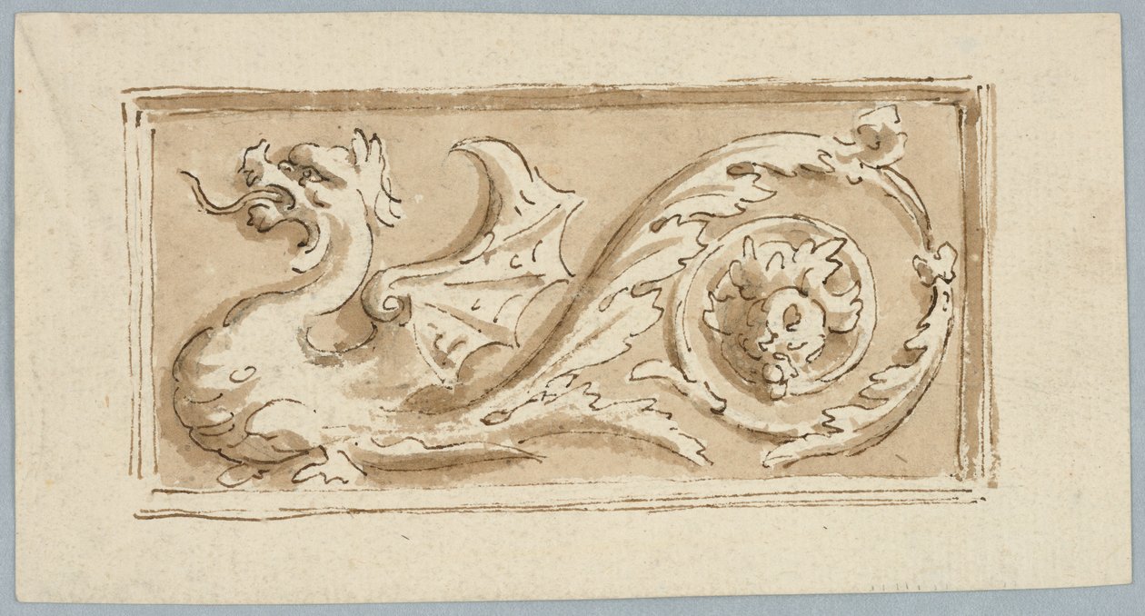 Design for the Decoration of an Oblong Panel by Unknown artist