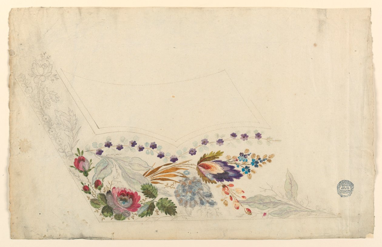 Design for the Embroidery of a Man