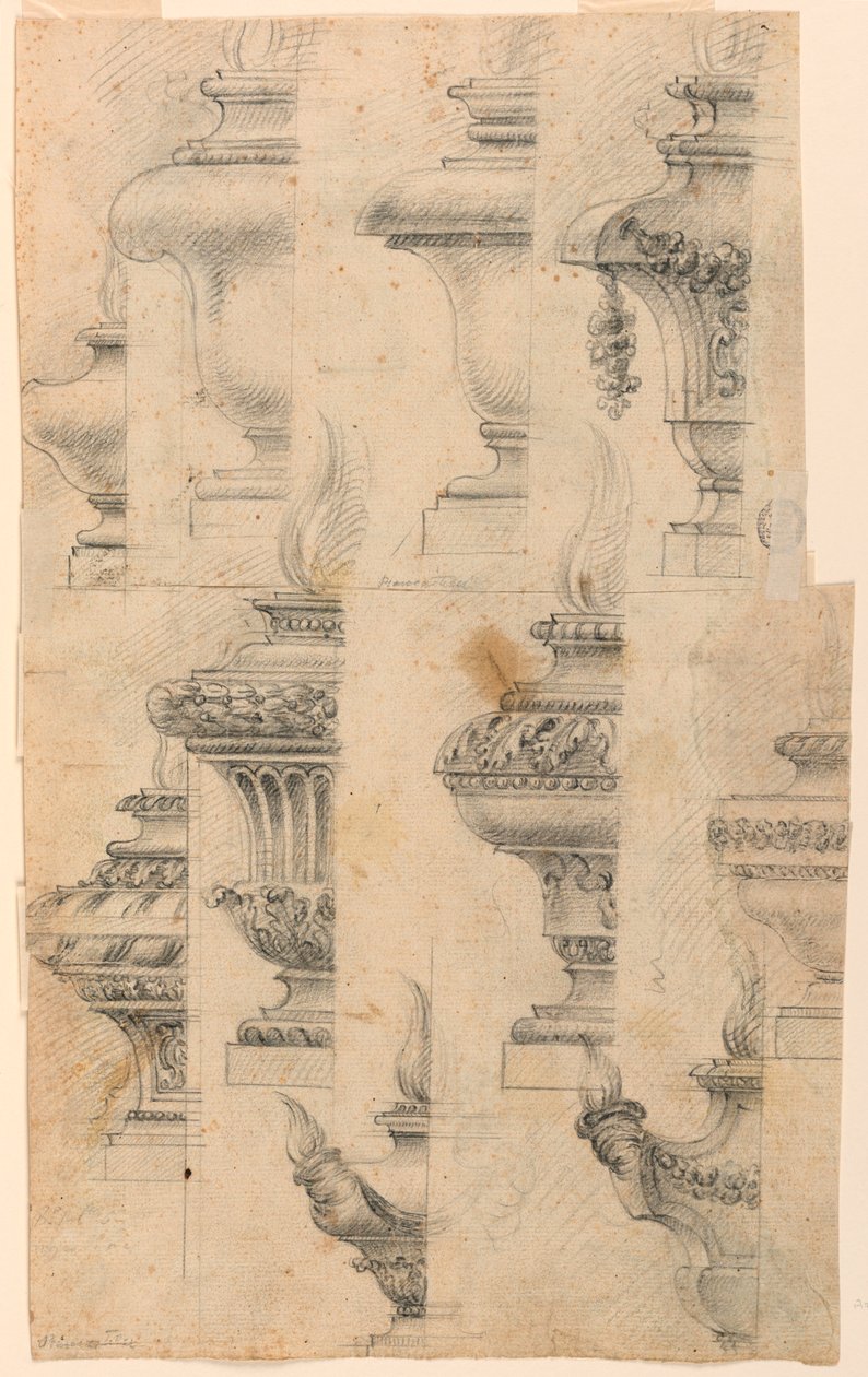 Designs for Baluster Vases by Unknown artist