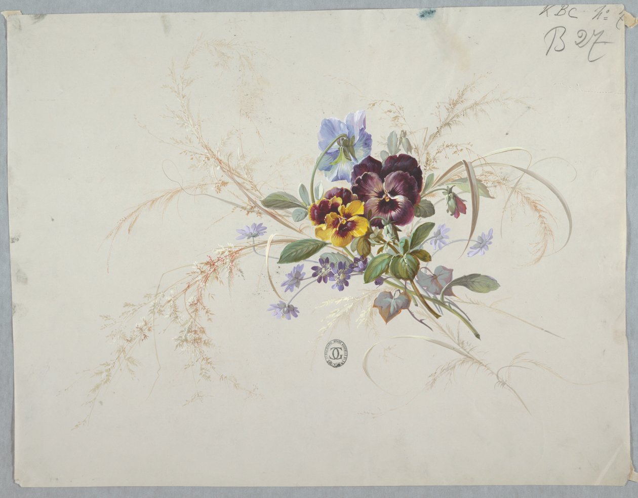 Designs for Wallpaper and Textiles: Flowers by Unknown artist