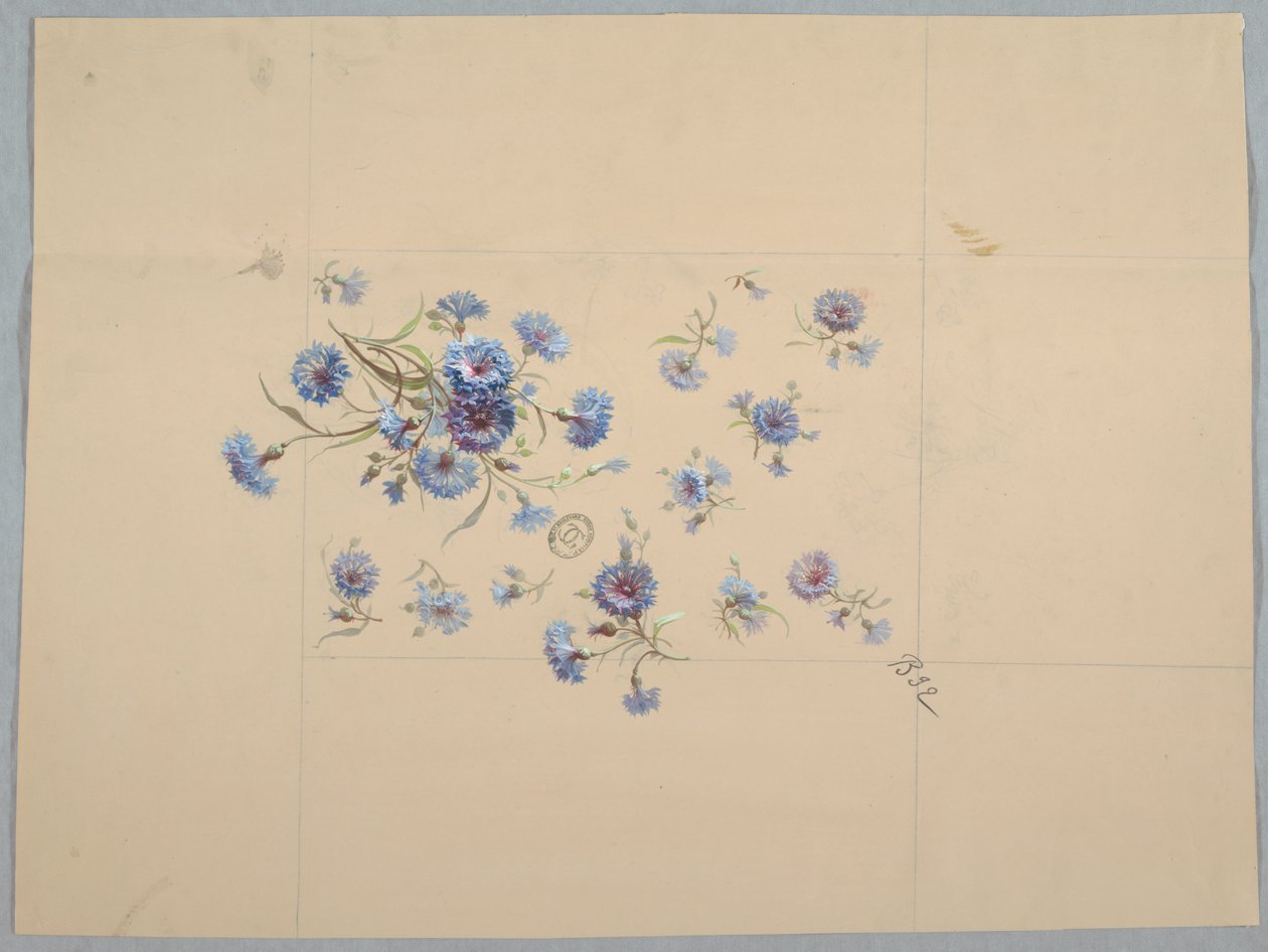 Designs for Wallpaper and Textiles: Flowers by Unknown artist