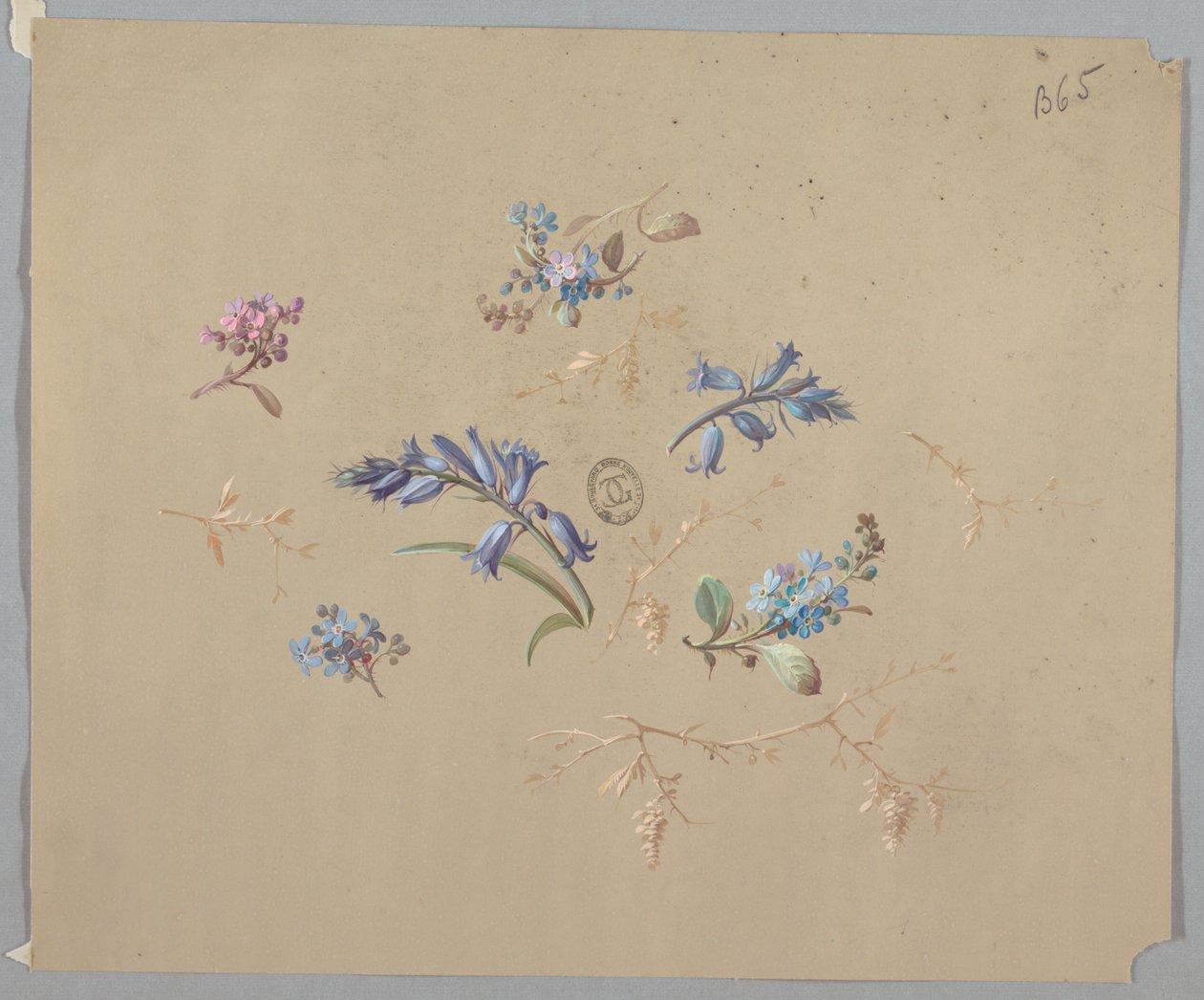 Designs for Wallpaper and Textiles: Flowers by Unknown artist