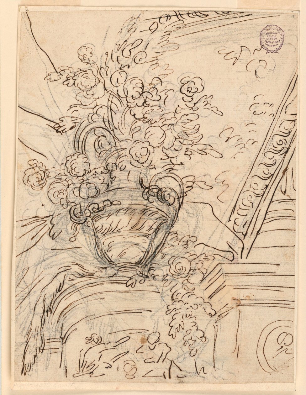 Detail of a Wall Painting by Unknown artist